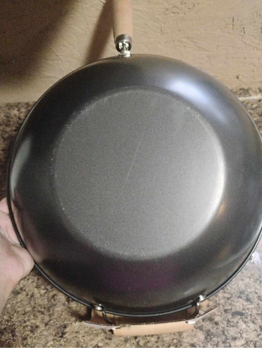 Mainstays 13.75-Inch Nonstick Wok with Wood Handle